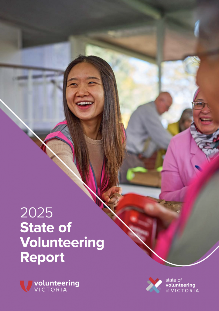 Cover of the 2025 State of Volunteering Report